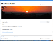 Tablet Screenshot of maximilian-michel.de